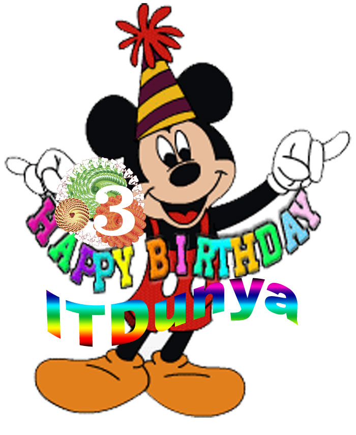 iTDunya 3rd Birthday Anniversary Cards 4 You