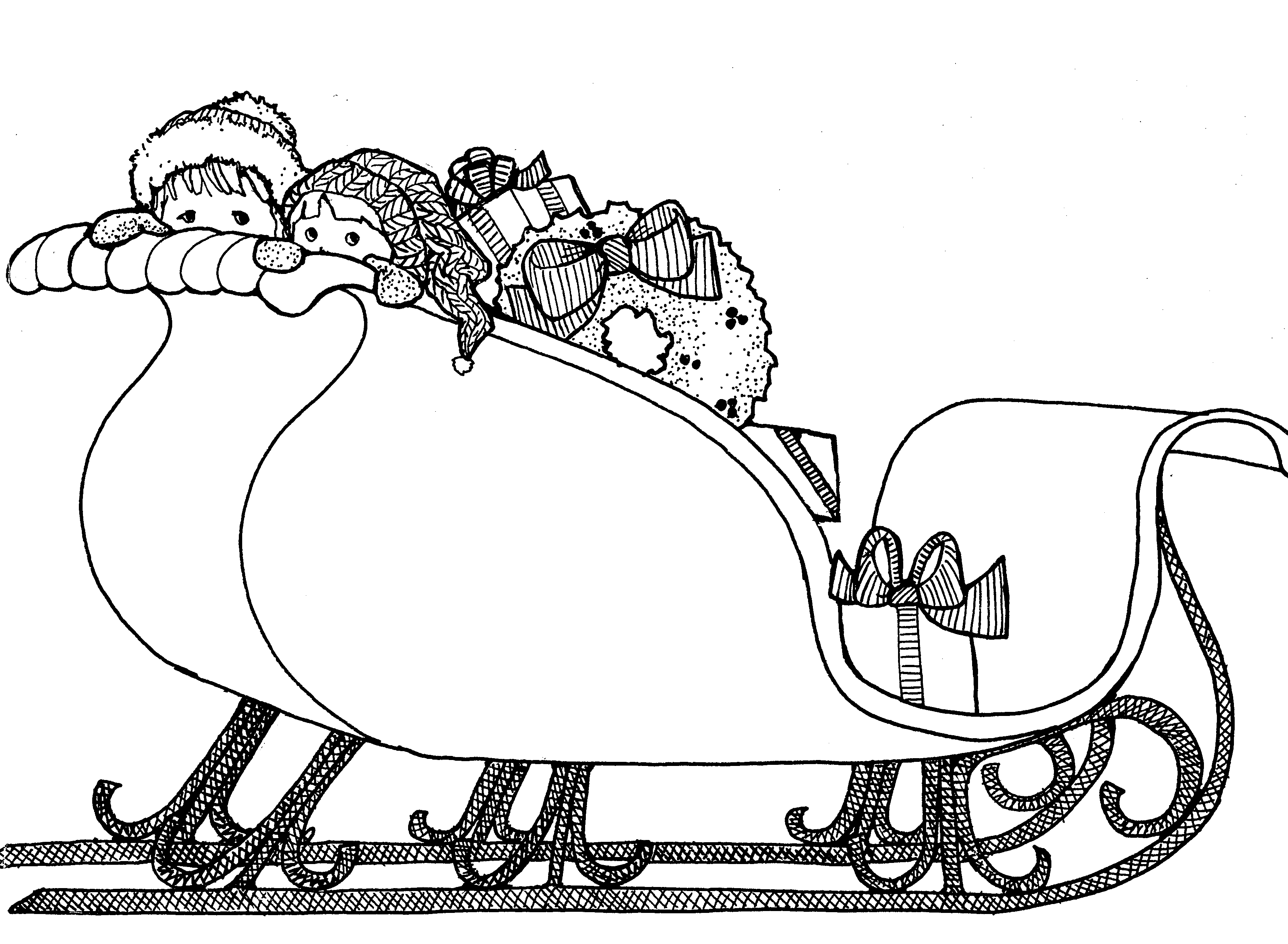Sleigh And Kids | Mormon Share