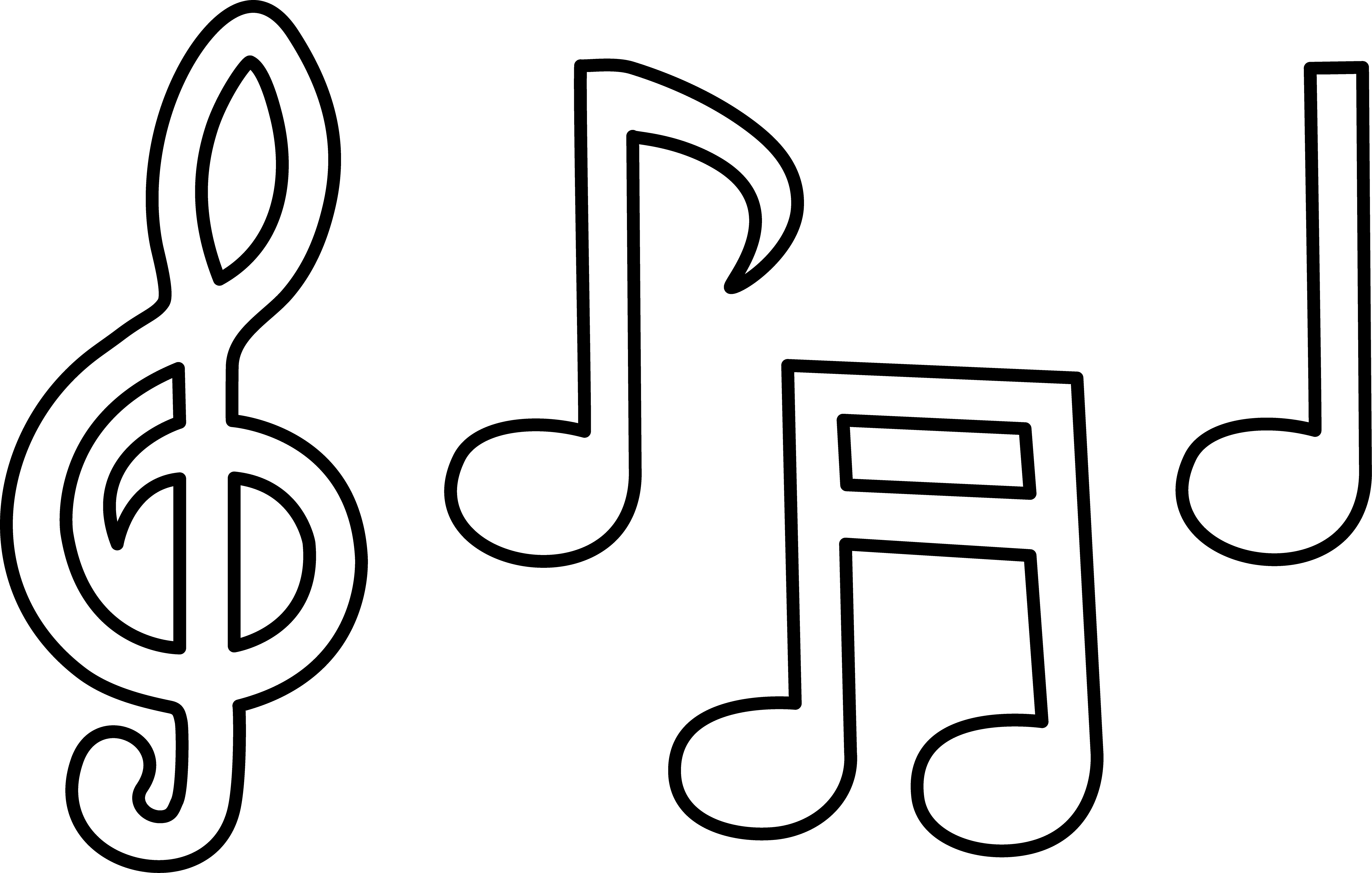 Clip Art Music Notes Symbols | Clipart Panda - Free Clipart Images