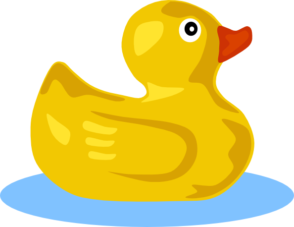 Rubber Duck clip art Free Vector / 4Vector
