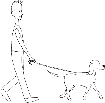 Dog Walking Clip Art - ClipArt Best