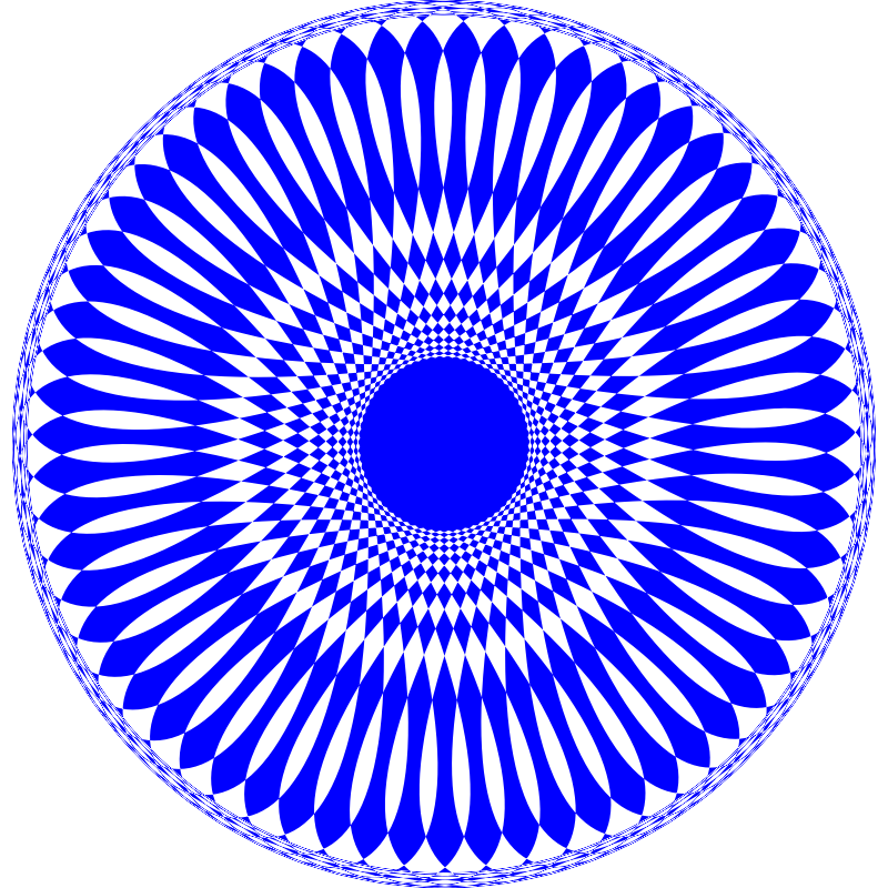Clipart - Blue hole abstract