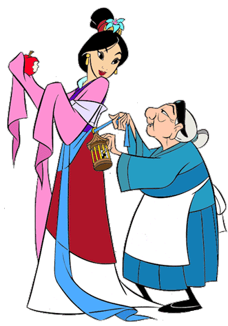 Walt Disney Fa Li, Fa Zhou and Grandmother Fa Clipart - Disney ...