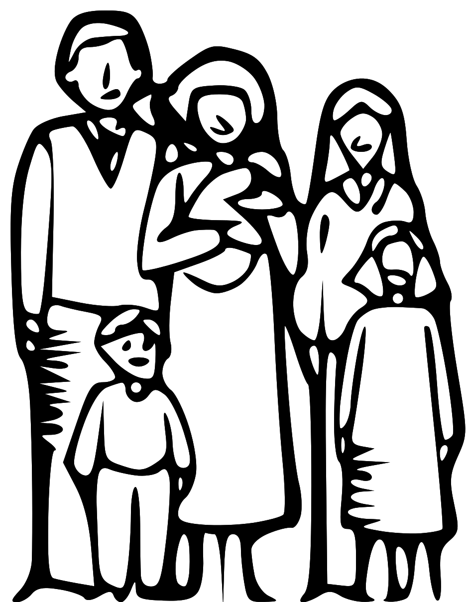 LDS Clipart: family home%.. clip art