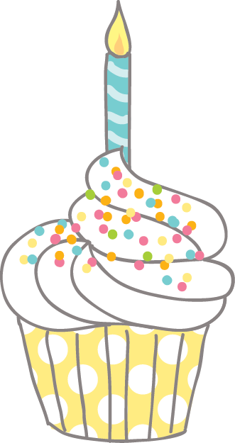 Delightful Distractions: Free Cupcake Clip Art