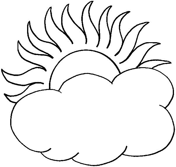 Sun And Clouds Drawing | Clipart Panda - Free Clipart Images