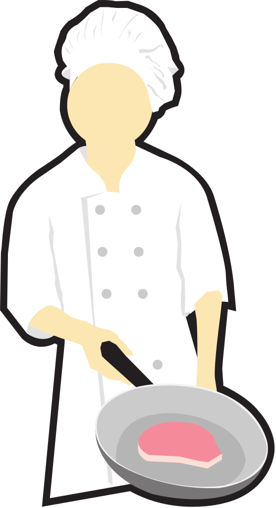 File:Chef cooking clip art.svg - Wikimedia Commons