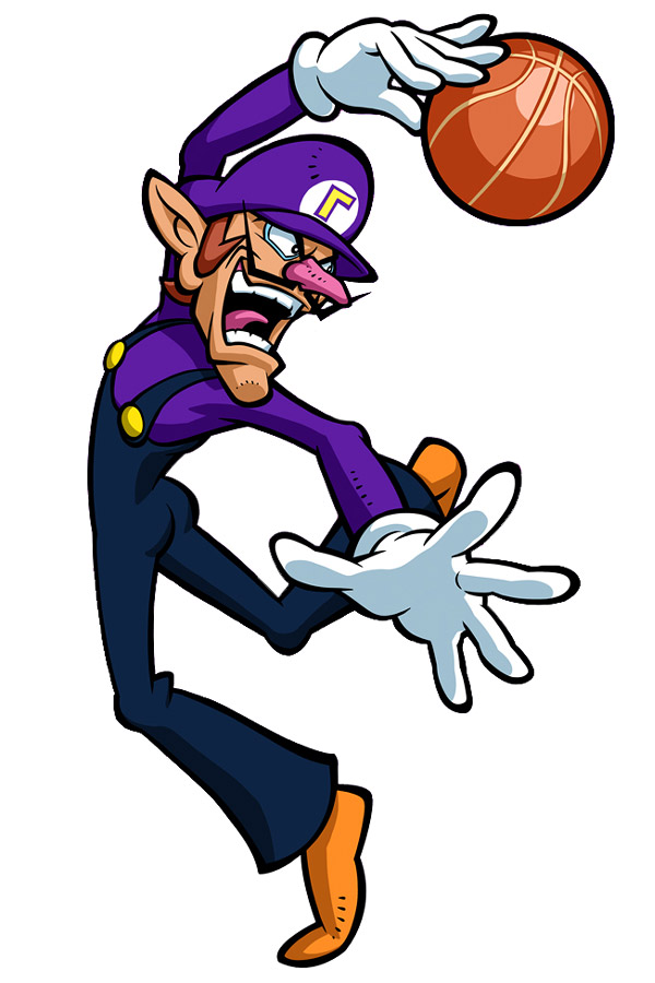 Mario Hoops 3 on 3 (DS) Character & Course Artwork
