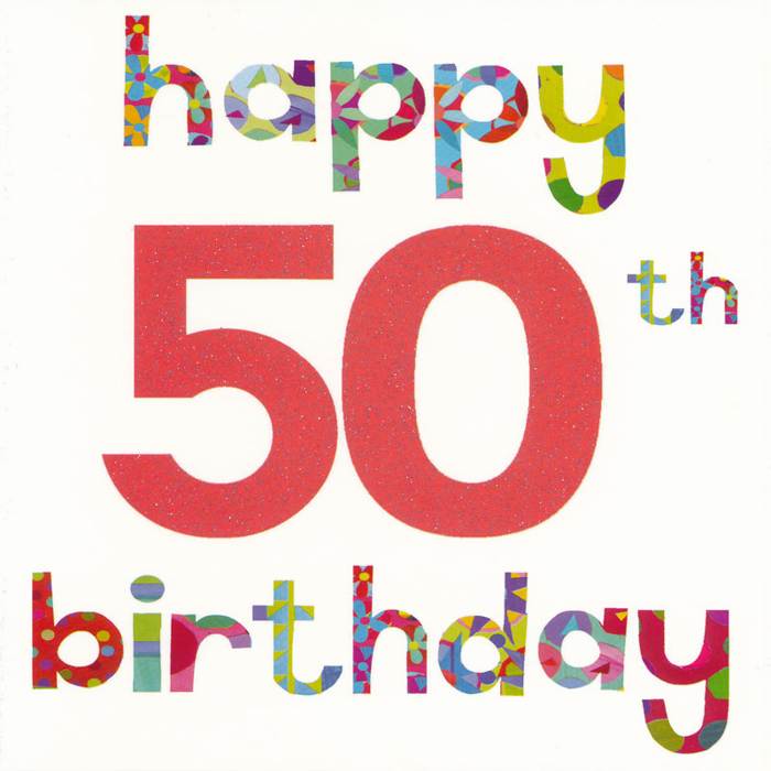 Happy 50th Birthday Wishes - Cliparts.co