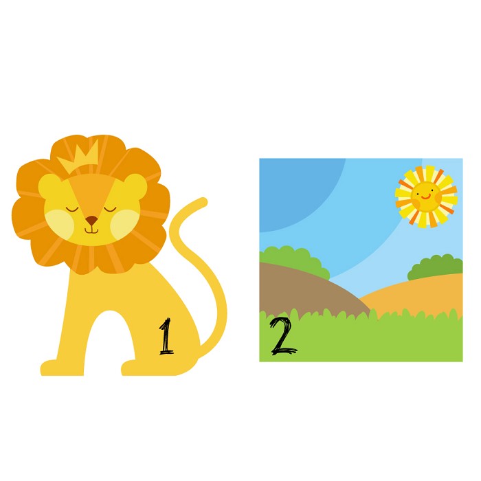 King of the Jungle - Cute Lion Digital Clipart - Commercial and ...