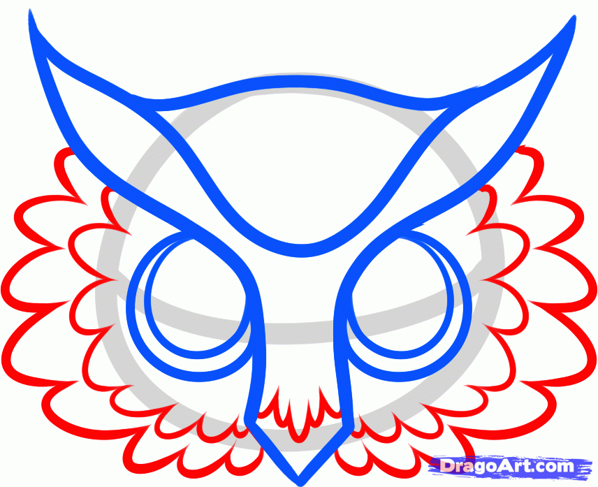Cartoon Owl Face | lol-rofl.com