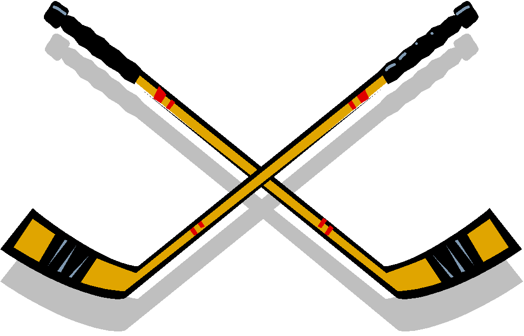 Crossed Field Hockey Sticks