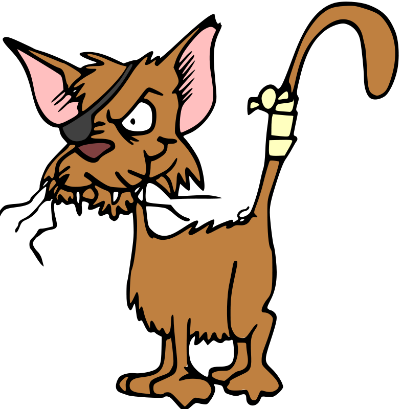 This cute clip art of a fighting cat complete with bandages can be ...