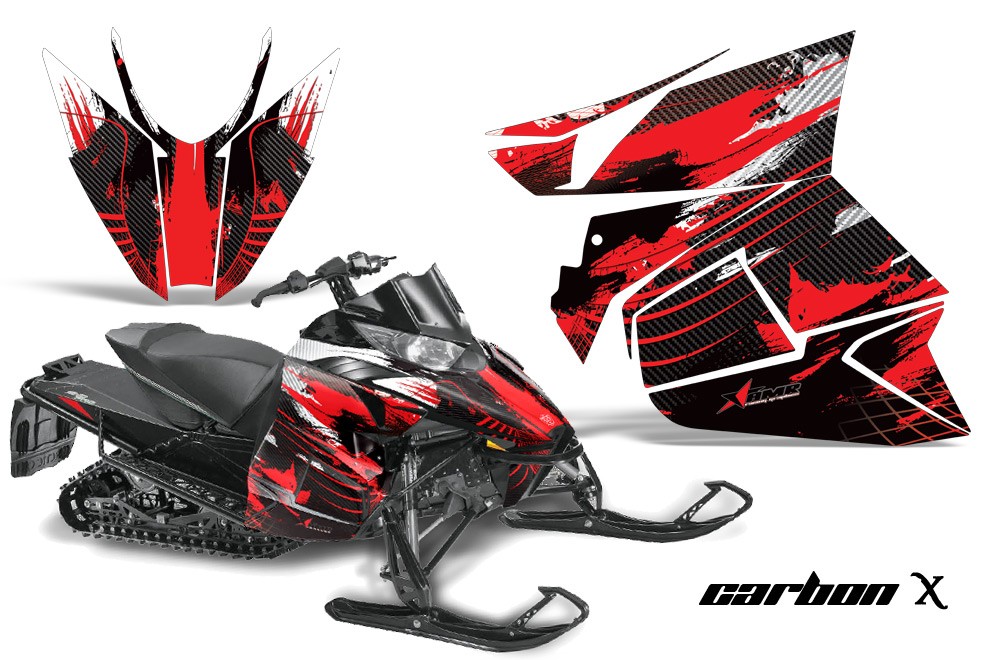 Carbon X ARCTIC CAT Snowmobile Graphics Decal Kit