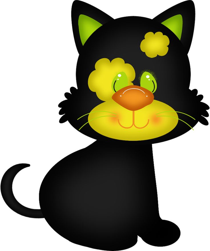 CUTE HALLOWEEN CAT CLIP ART | Holiday: Halloween Clipart | Pinterest