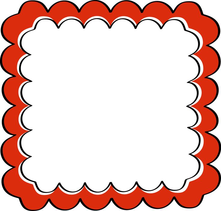 red-scalloped-frame.png (1222×1168) | Gift Tags | Pinterest