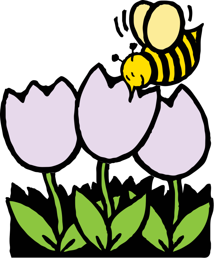 Bee on Honeycomb Clipart, vector clip art online, royalty free ...