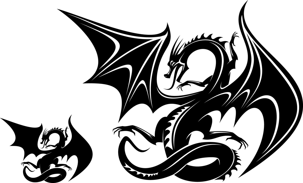 Vector Dragons / Dragons Free Vectors Download / 4Vector