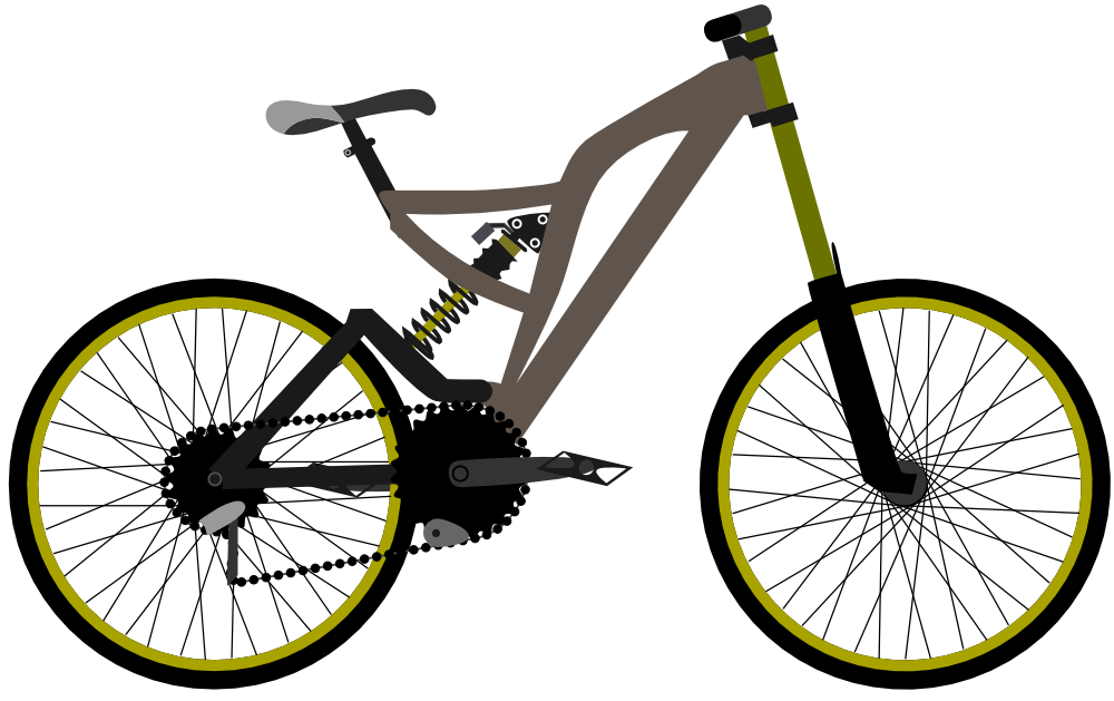OnlineLabels Clip Art - Mountain Bike