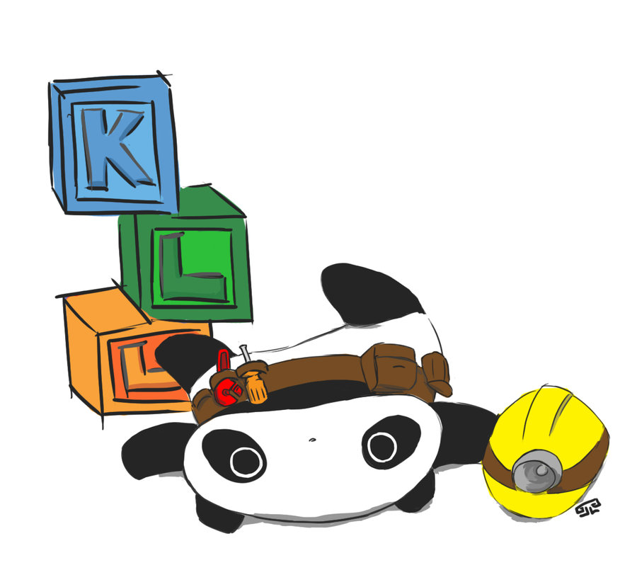 Tare Panda Construction Worker by Zlu5hy on deviantART