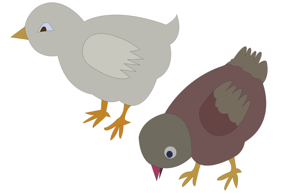 Hen and Chickens Clipart, vector clip art online, royalty free ...