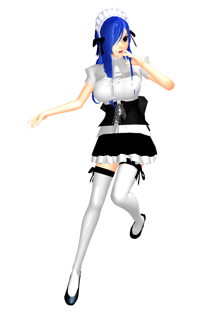 MMD FT Maid Juvia DL by 2234083174 on deviantART
