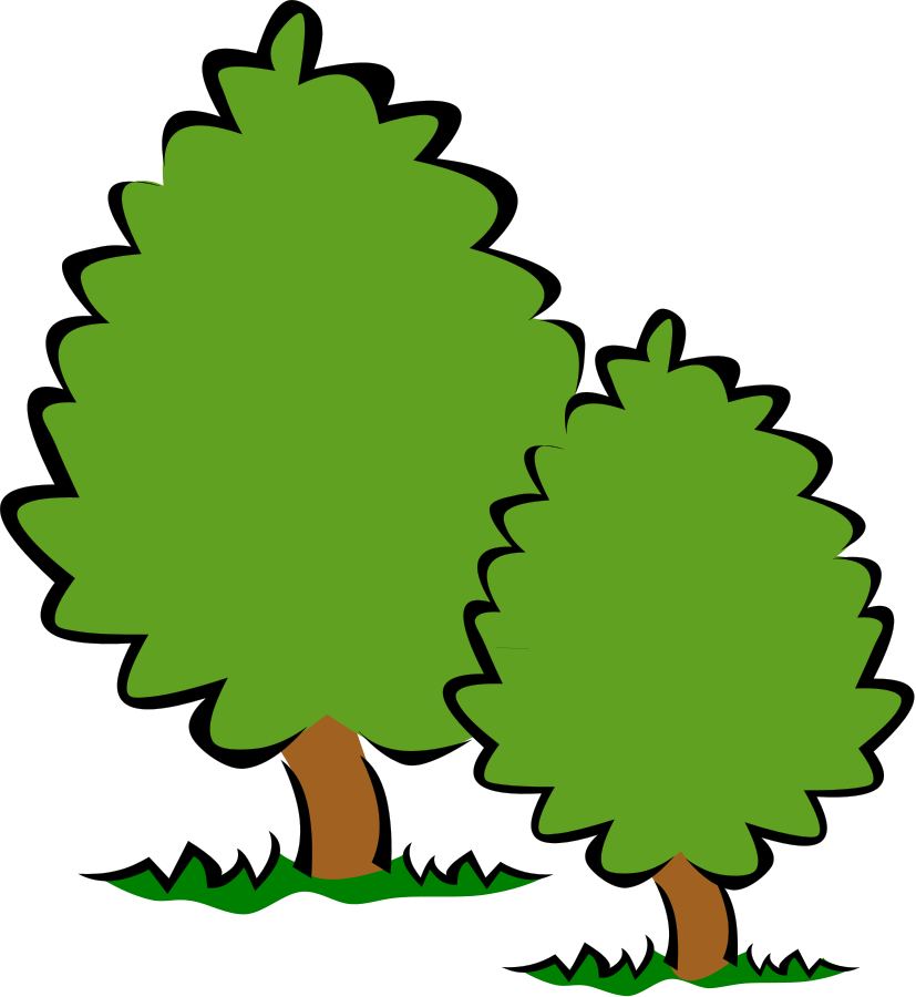Small Trees / Bushes large 900pixel clipart, Small Trees / Bushes ...