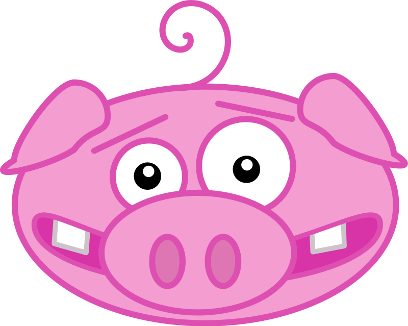 Cartoon Pig Face | lol-
