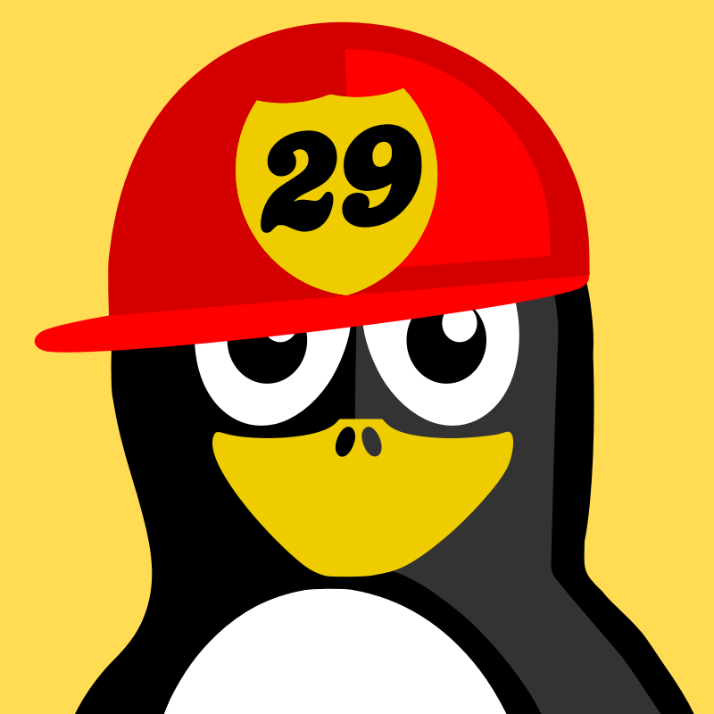 Clipart - fireman penguin