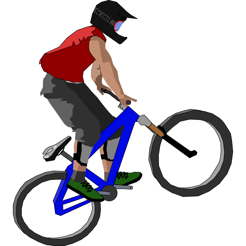 Clipart - Biker