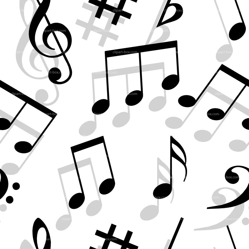 musical notes line art free