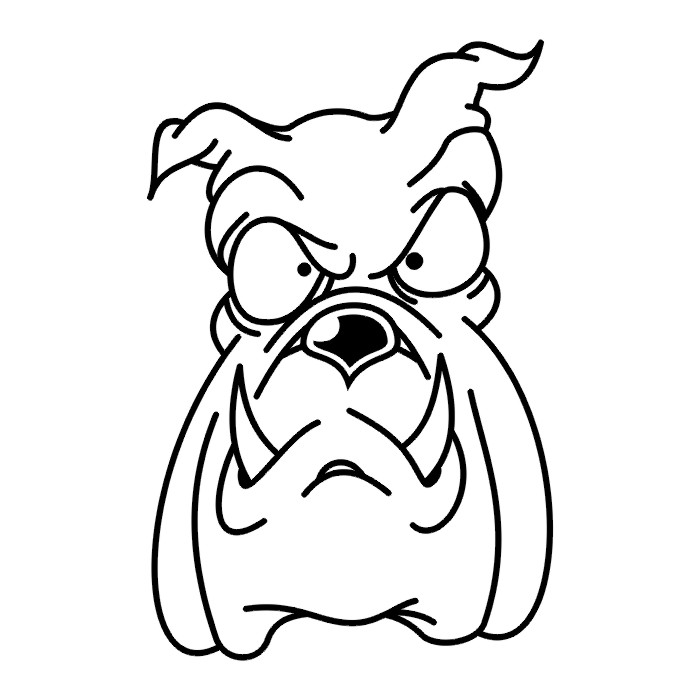 Cartoon Dog Face