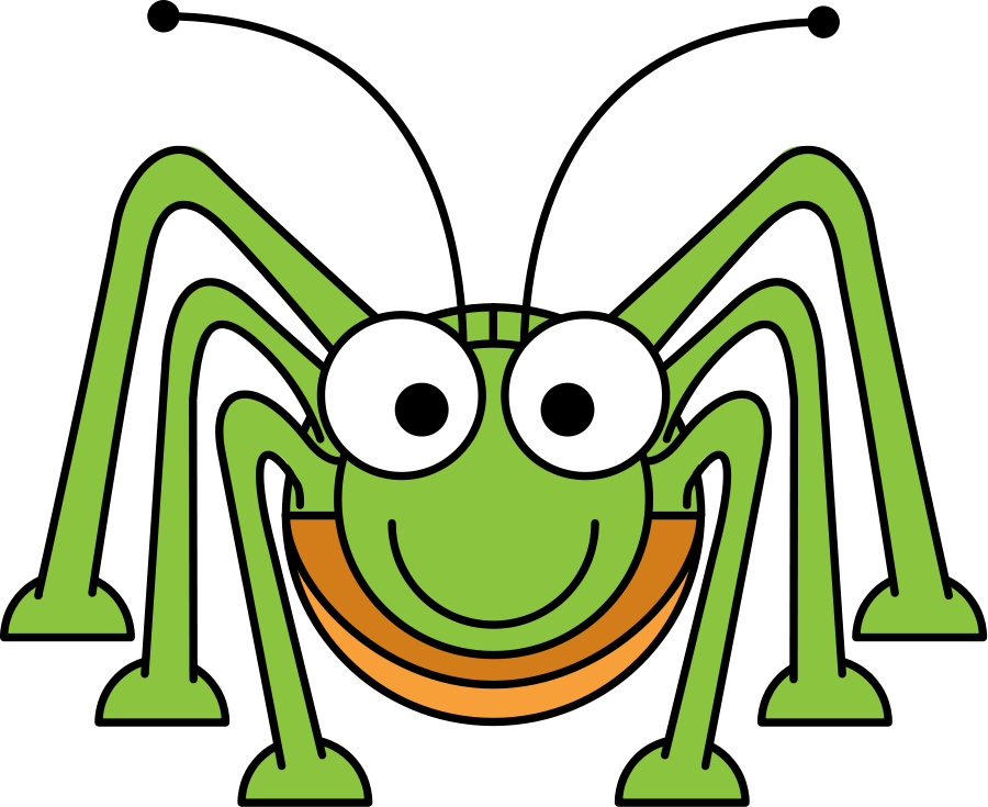 Cartoon Grasshopper Clipart, vector clip art online, royalty free ...