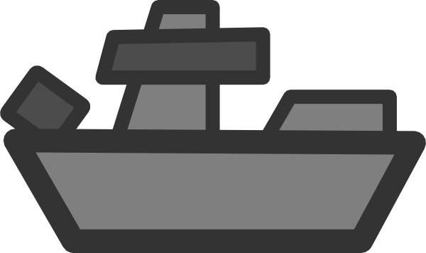 Battleship clip art - vector clip art online, royalty free ...