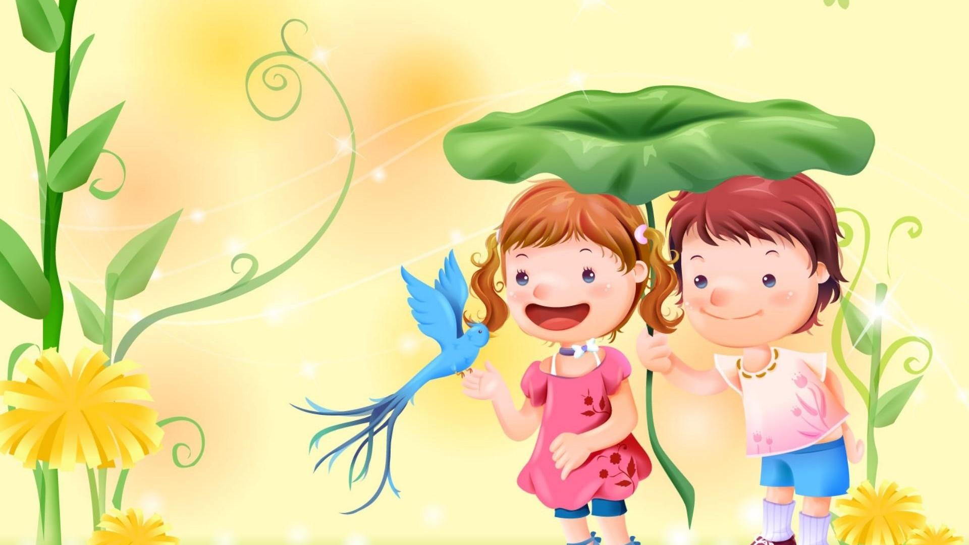 19 cartoons romantic Cartoon HD :: Children Love Hd Wallpapers