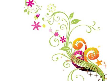 Floral Vector - Flowers & Nature Background Wallpapers on Desktop ...