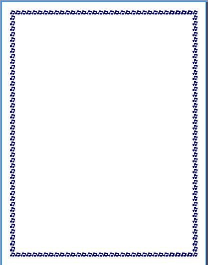 Free art borders for word