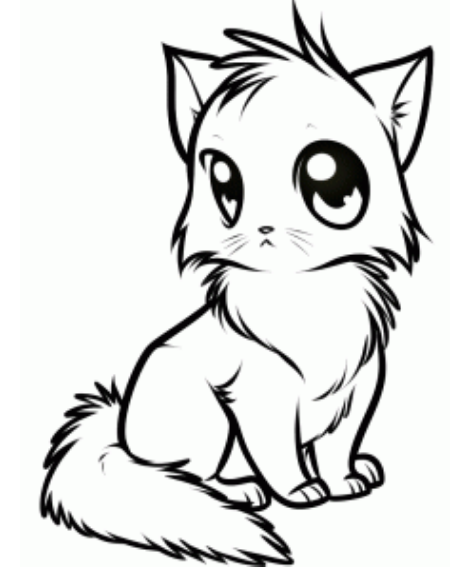 How to Draw Anime Stylish Cat Drawing Tutorial | Online Magazine ...