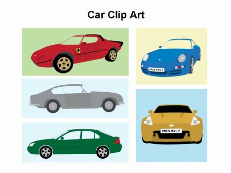 Cars Clip Art Template