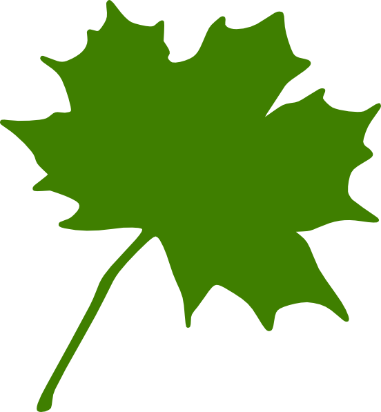 Green Maple Leaf clip art - vector clip art online, royalty free ...