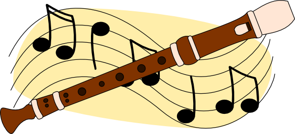 Flute Music clip art Free Vector / 4Vector