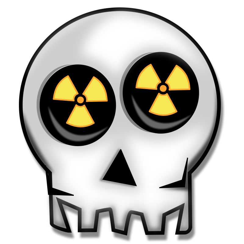 Clipart - Nuclear skull