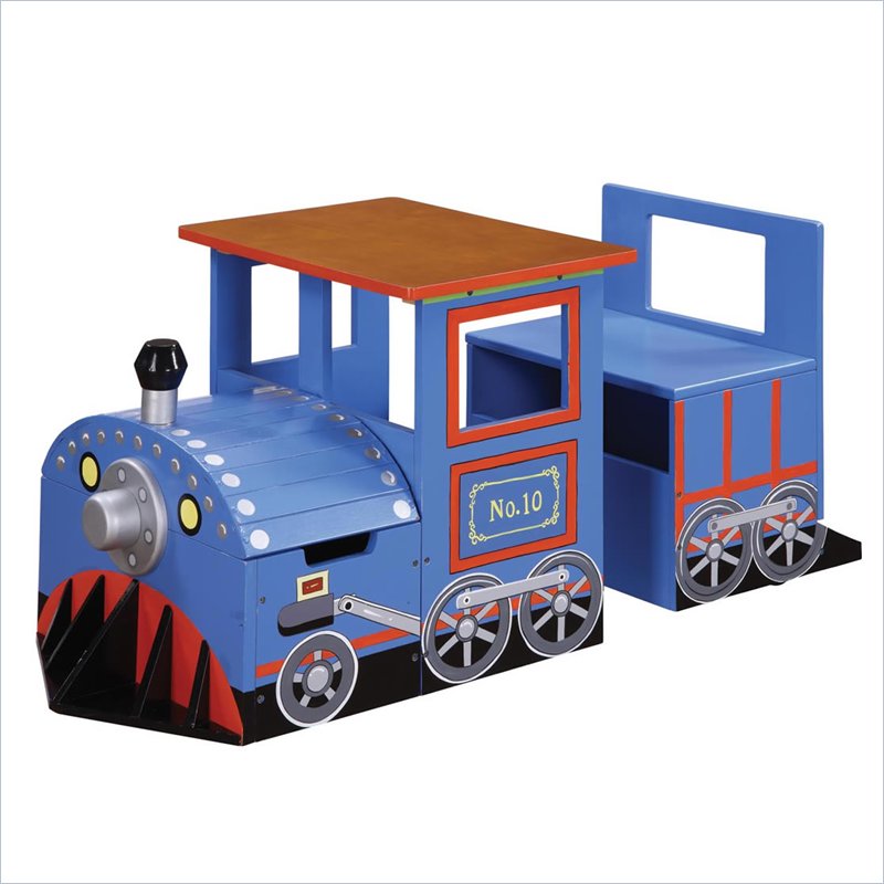 Teamson Design Kids Wings and Wheels Children's Train Writing ...