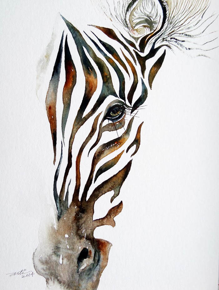 Arti's art -- Life as I see it: Zebra Stripes All the Way
