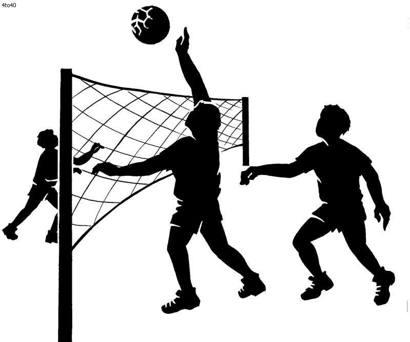 Volleyball Set Clipart