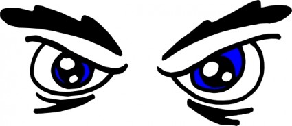 Angry Eyes clip art Vector clip art - Free vector for free download