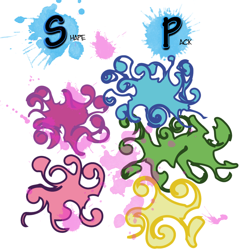deviantART: More Like 1st Shape Pack by Waxter