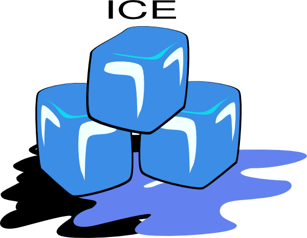 Melting Ice clip art - vector clip art online, royalty free ...