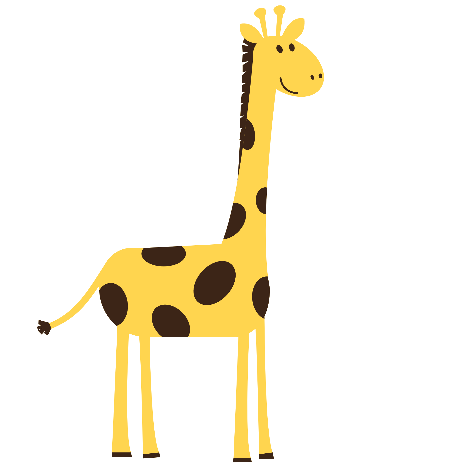 White Giraffe Silhouette Clip Art | Clipart Panda - Free Clipart ...