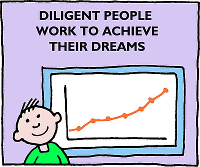 Diligent Dreams clip art - Christart.com